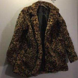 Faux Fur Cheetah Jacket